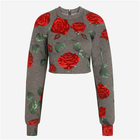 dolce and gabbana sweatshirt women